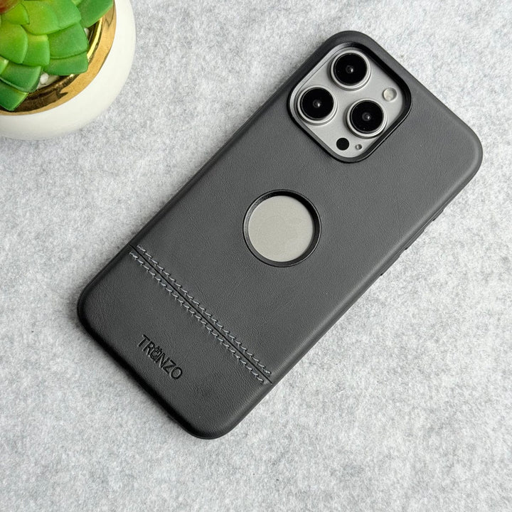 FRATO iPhone 16 Series iPhone 16 Series Bottom Stitch PU Leather Case Cover