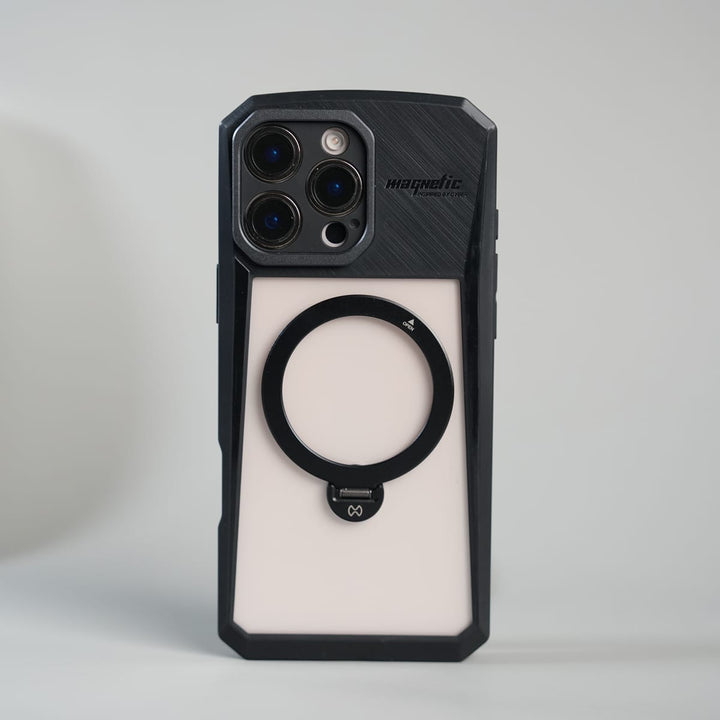 FRATO iPhone 16 Series iPhone 16 Series Cyber Ring Stand Case | Shockproof Bumper Shell Protective Cover