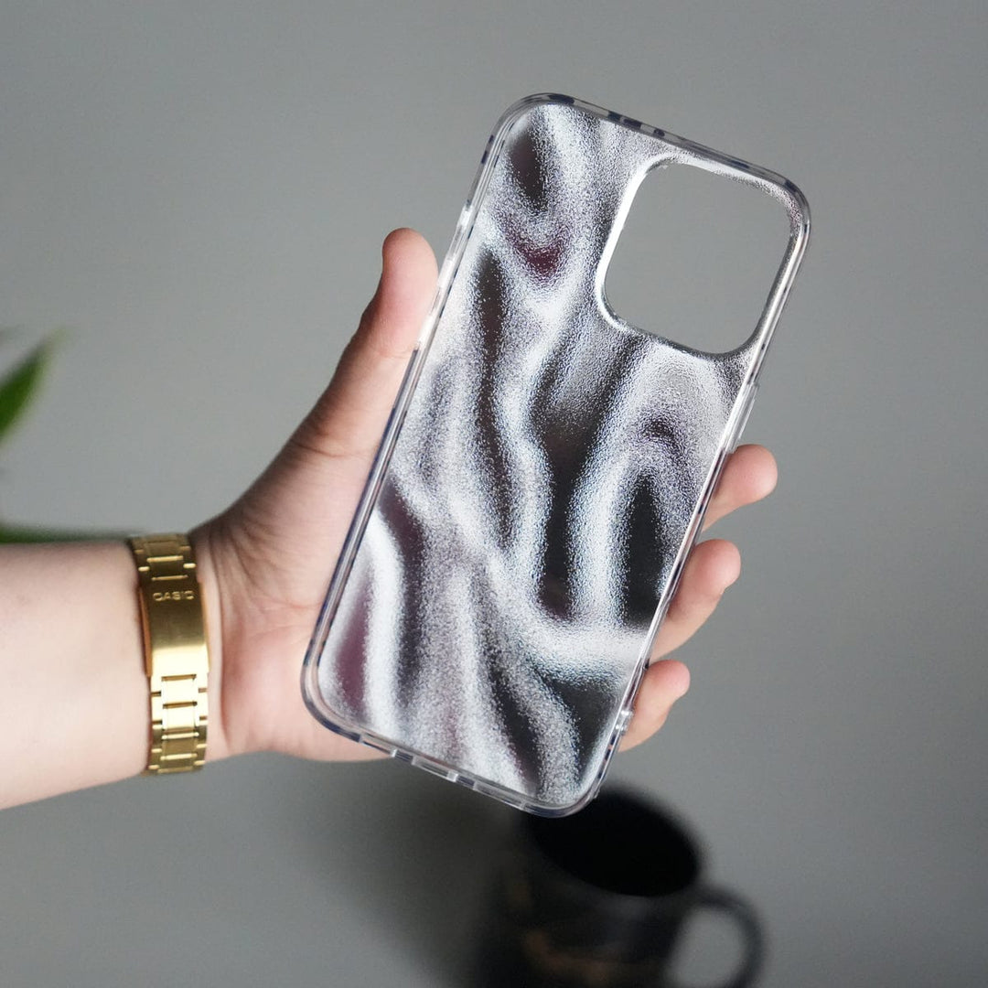 FRATO iPhone 16 Series iPhone 16 Series Leopard Print Case with Beaded Wrist Strap | Cute Transparent Designer Cover
