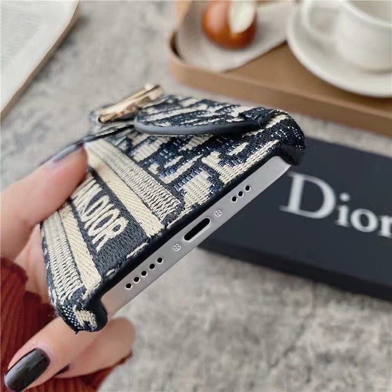 FRATO iPhone 16 Series iPhone 16 Series luxury Brand CD Card Holder Case Cover (Black)