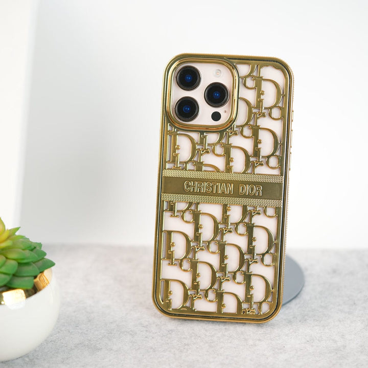 FRATO iPhone 16 Series iPhone 16 Series Luxury Brand CD Chrome Case Cover