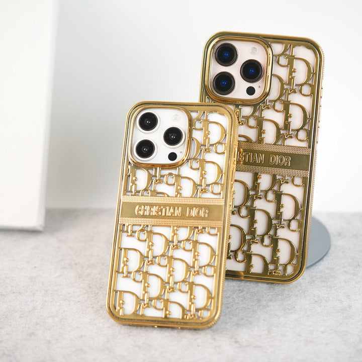 FRATO iPhone 16 Series iPhone 16 Series Luxury Brand CD Chrome Case Cover