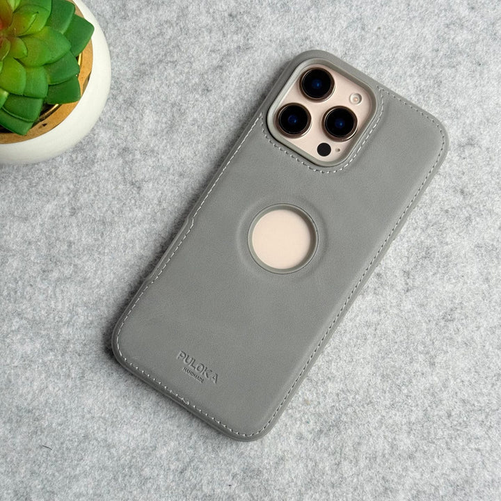 FRATO iPhone 16 Series iPhone 16 Series Luxury Logo Cut Side Stitch PU leather Case Cover