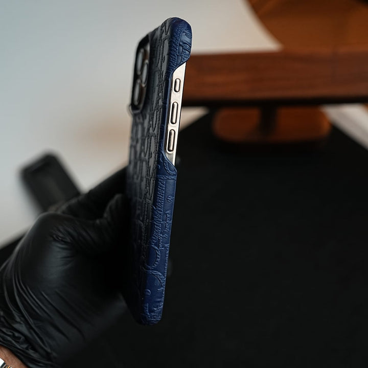 FRATO iPhone 16 Series iPhone 16 Series Premium Embossed PU Leather Designer Pattern Slim Protective Case