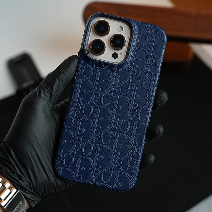 FRATO iPhone 16 Series iPhone 16 Series Premium Embossed PU Leather Designer Pattern Slim Protective Case