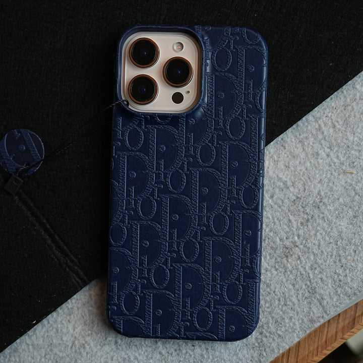 FRATO iPhone 16 Series iPhone 16 Series Premium Embossed PU Leather Designer Pattern Slim Protective Case