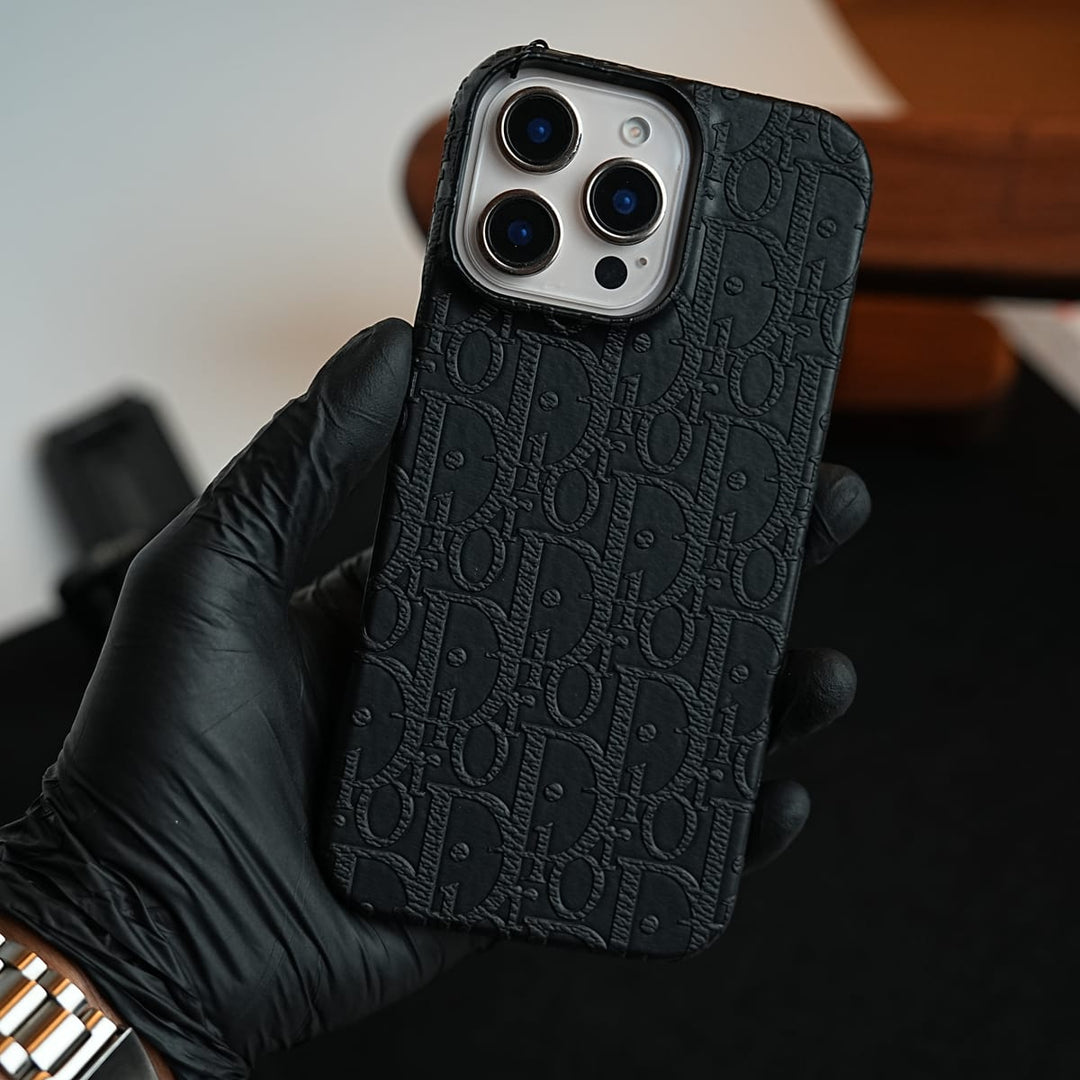 FRATO iPhone 16 Series iPhone 16 Series Premium Embossed PU Leather Designer Pattern Slim Protective Case