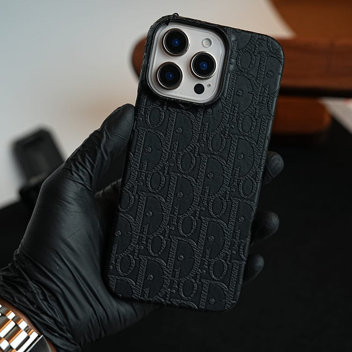 FRATO iPhone 16 Series iPhone 16 Series Premium Embossed PU Leather Designer Pattern Slim Protective Case