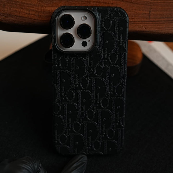 FRATO iPhone 16 Series iPhone 16 Series Premium Embossed PU Leather Designer Pattern Slim Protective Case