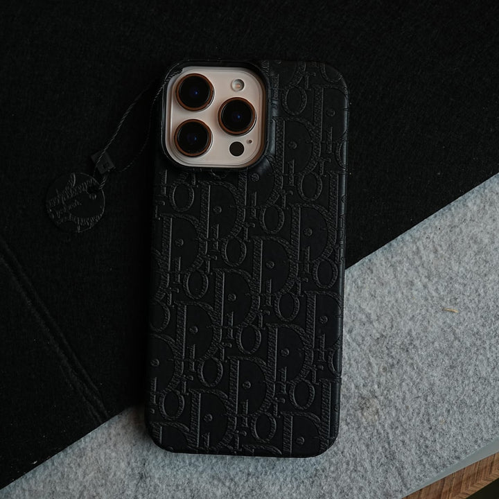 FRATO iPhone 16 Series iPhone 16 Series Premium Embossed PU Leather Designer Pattern Slim Protective Case