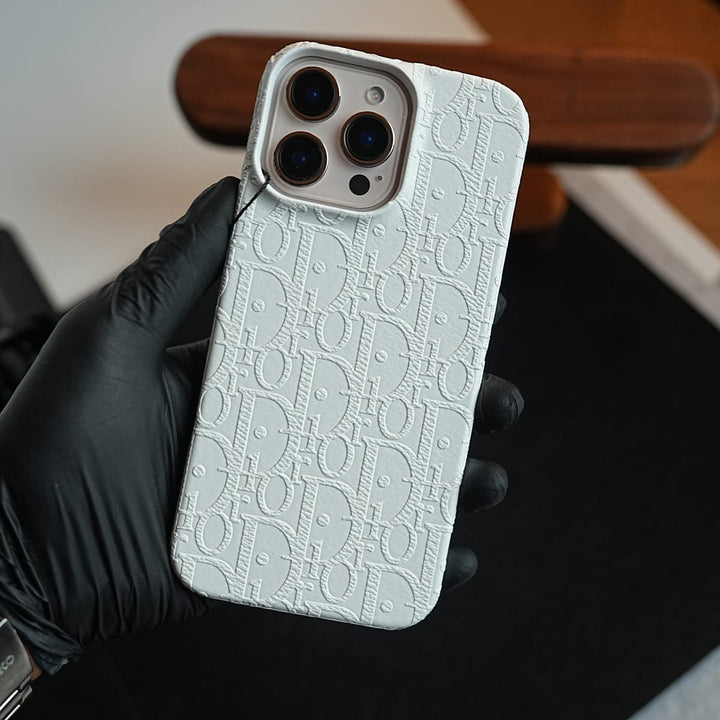 FRATO iPhone 16 Series iPhone 16 Series Premium Embossed PU Leather Designer Pattern Slim Protective Case