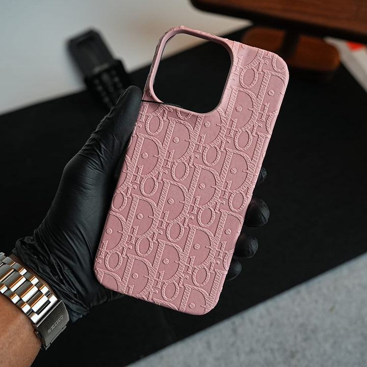 FRATO iPhone 16 Series iPhone 16 Series Premium Embossed PU Leather Designer Pattern Slim Protective Case