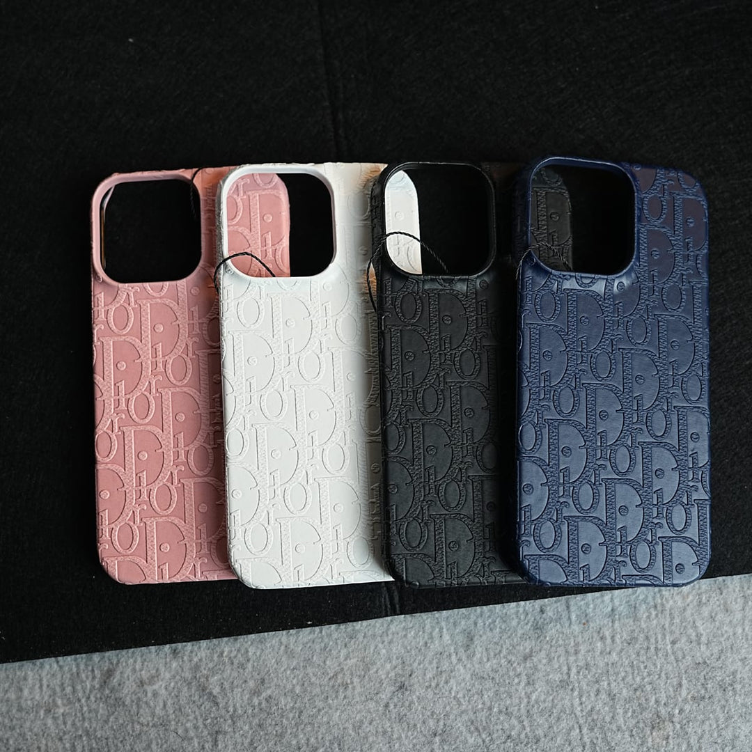 FRATO iPhone 16 Series iPhone 16 Series Premium Embossed PU Leather Designer Pattern Slim Protective Case
