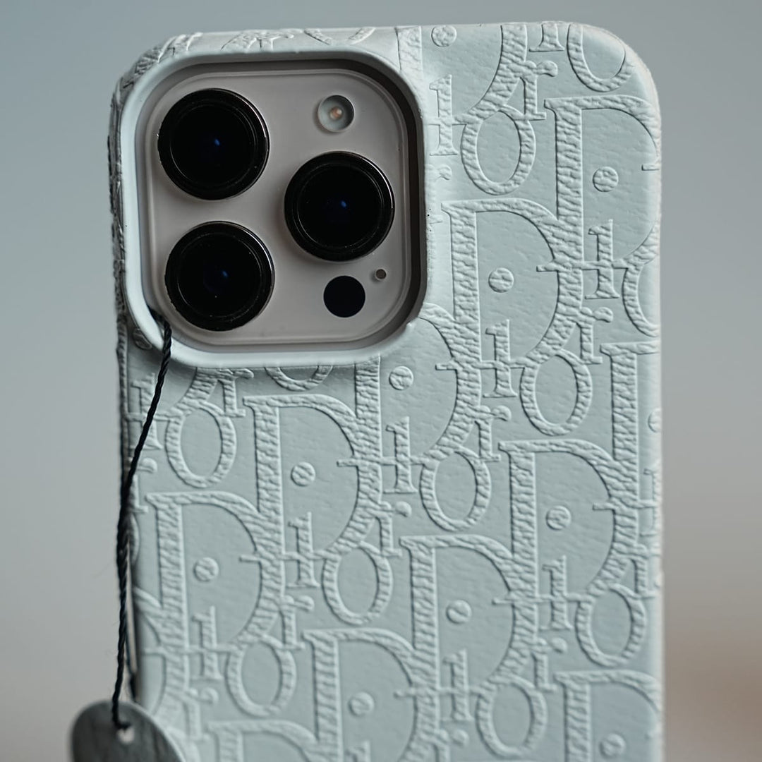 FRATO iPhone 16 Series iPhone 16 Series Premium Embossed PU Leather Designer Pattern Slim Protective Case