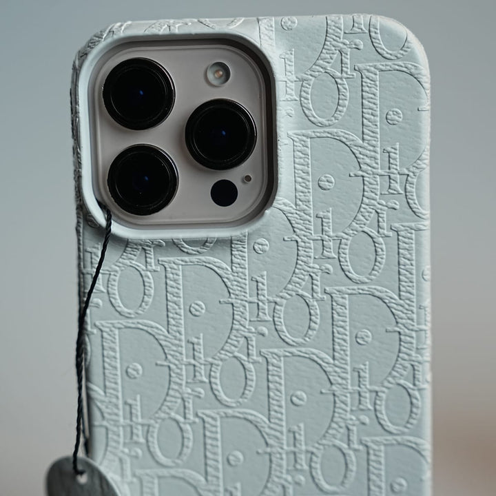 FRATO iPhone 16 Series iPhone 16 Series Premium Embossed PU Leather Designer Pattern Slim Protective Case