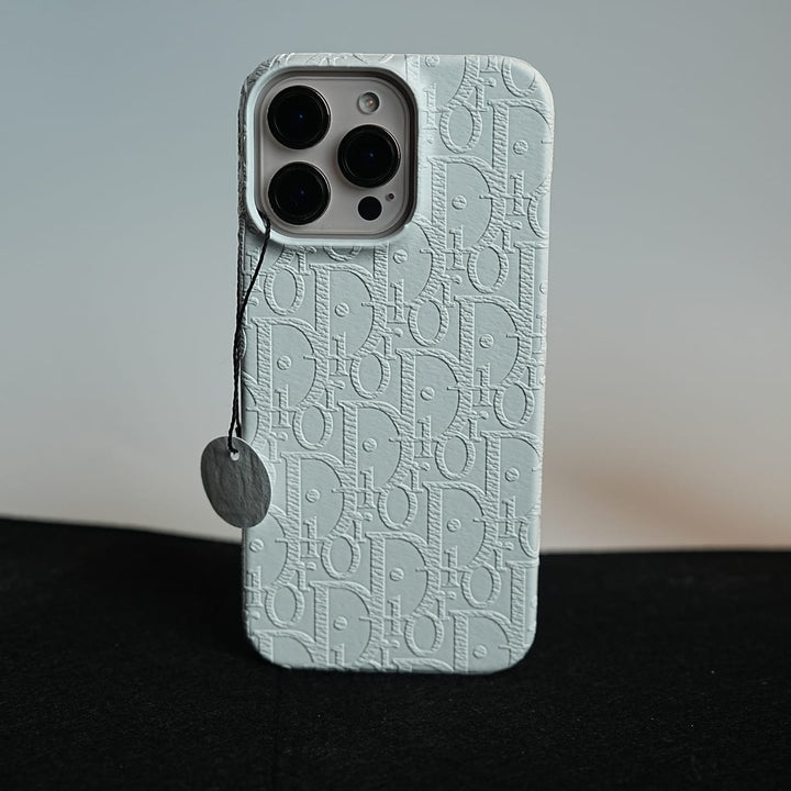FRATO iPhone 16 Series iPhone 16 Series Premium Embossed PU Leather Designer Pattern Slim Protective Case