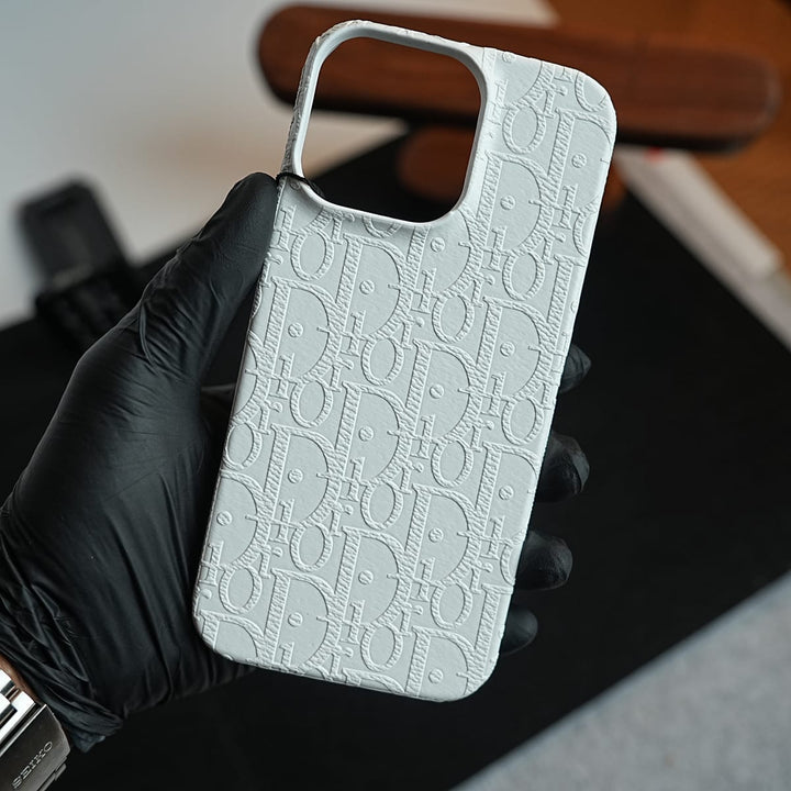 FRATO iPhone 16 Series iPhone 16 Series Premium Embossed PU Leather Designer Pattern Slim Protective Case
