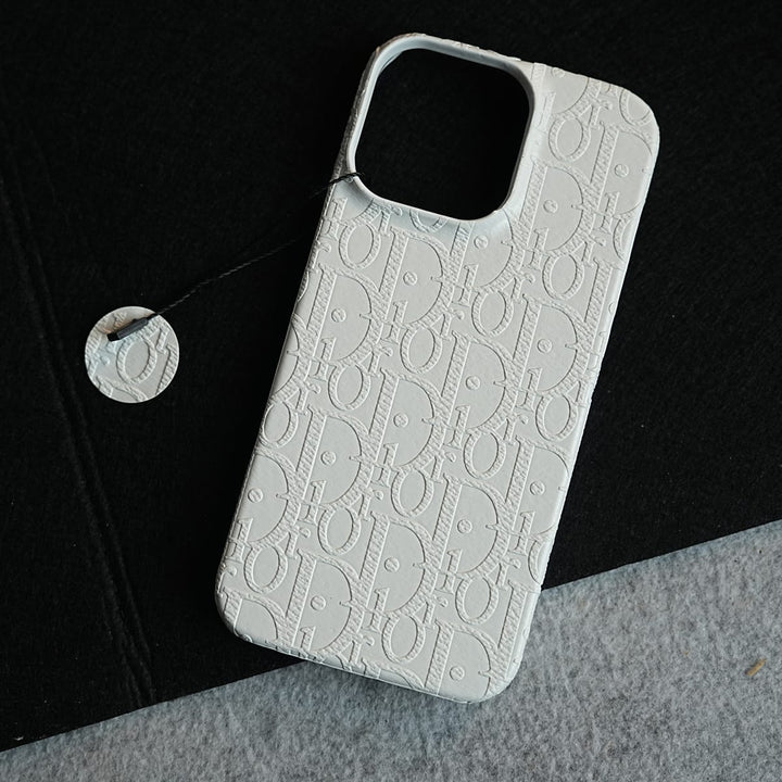 FRATO iPhone 16 Series iPhone 16 Series Premium Embossed PU Leather Designer Pattern Slim Protective Case