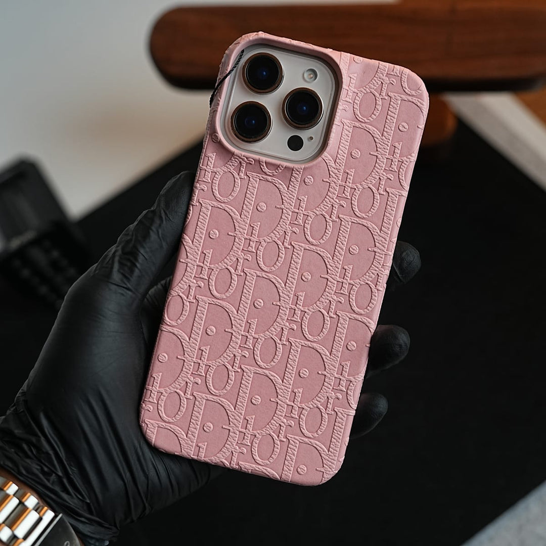 FRATO iPhone 16 Series iPhone 16 Series Premium Embossed PU Leather Designer Pattern Slim Protective Case