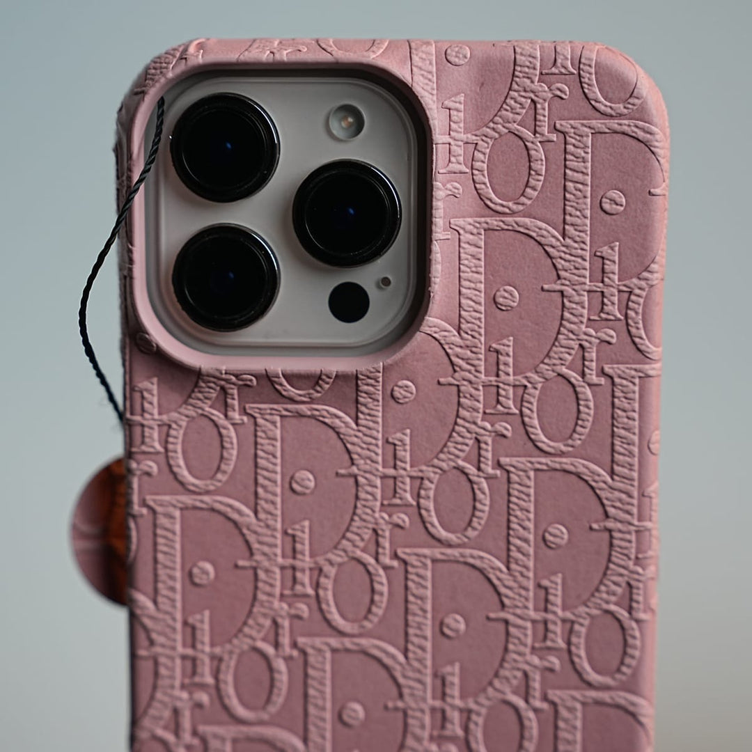 FRATO iPhone 16 Series iPhone 16 Series Premium Embossed PU Leather Designer Pattern Slim Protective Case
