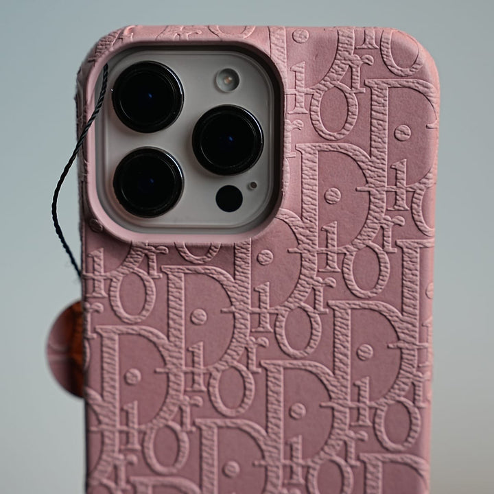 FRATO iPhone 16 Series iPhone 16 Series Premium Embossed PU Leather Designer Pattern Slim Protective Case