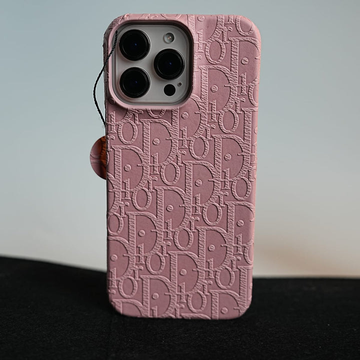 FRATO iPhone 16 Series iPhone 16 Series Premium Embossed PU Leather Designer Pattern Slim Protective Case