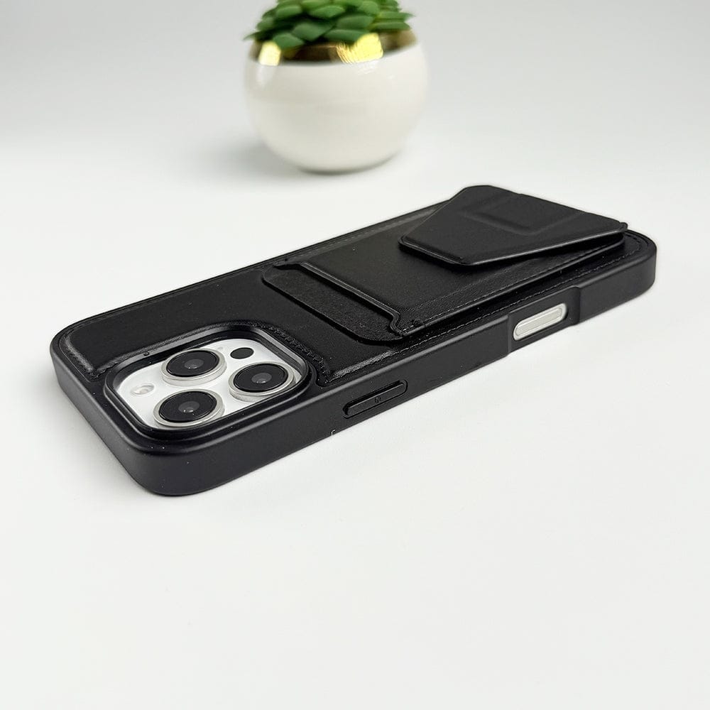 FRATO iPhone 16 Series iPhone 16 Series PU Leather Card Holder Stand Case Cover