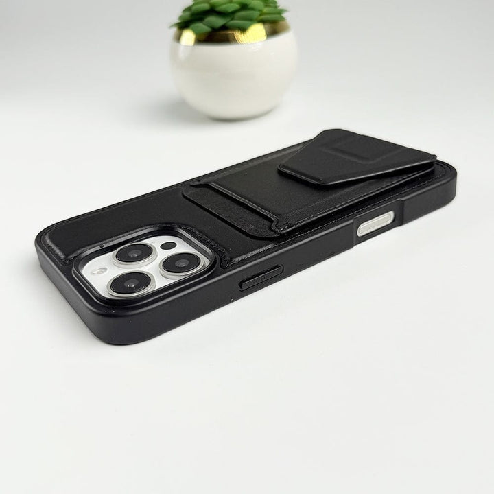 FRATO iPhone 16 Series iPhone 16 Series PU Leather Card Holder Stand Case Cover
