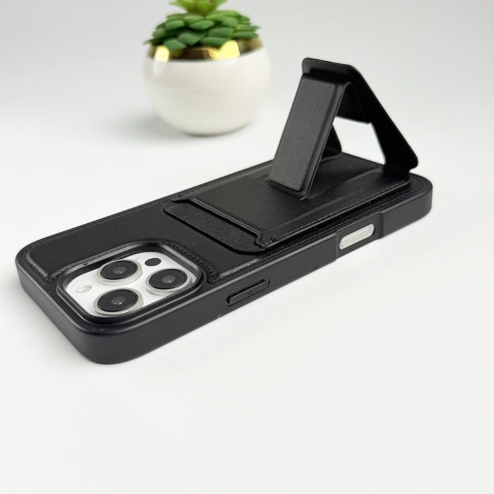 FRATO iPhone 16 Series iPhone 16 Series PU Leather Card Holder Stand Case Cover