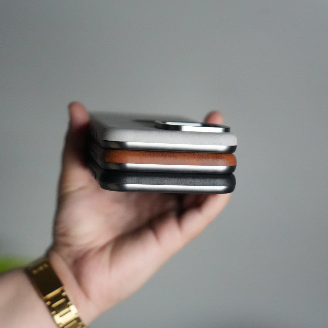 FRATO iPhone 16 Series iPhone 16 Series PU Leather Logo Cut MagSafe Case | Metal Camera Frame with Premium Finish