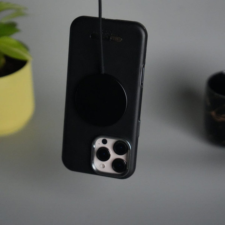 FRATO iPhone 16 Series iPhone 16 Series PU Leather Logo Cut MagSafe Case | Metal Camera Frame with Premium Finish