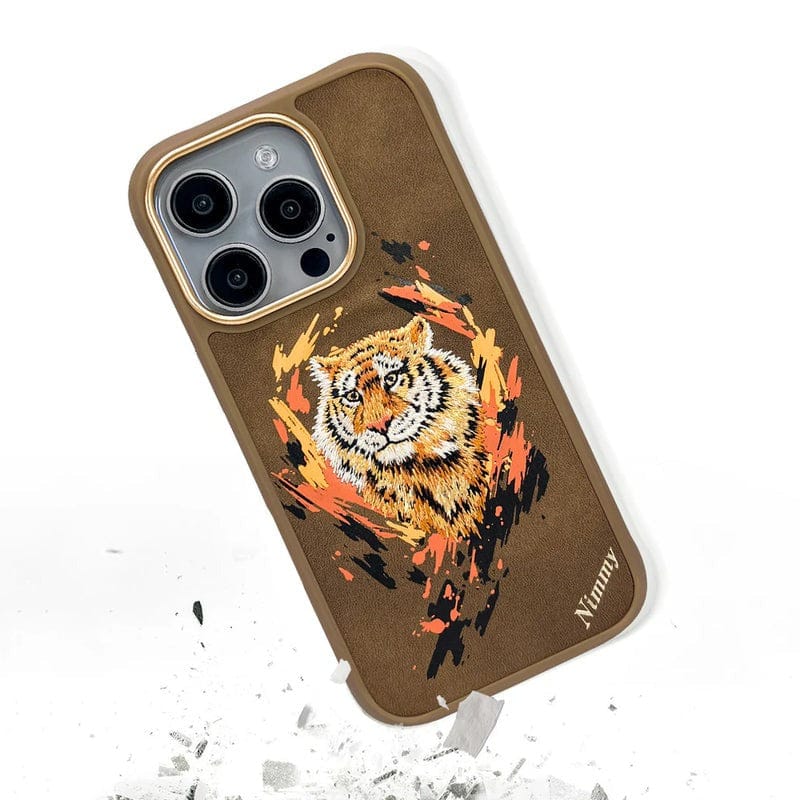 FRATO iPhone 16 Series iPhone 16 Series Wild Animal 3D Embroidery MagSafe Case