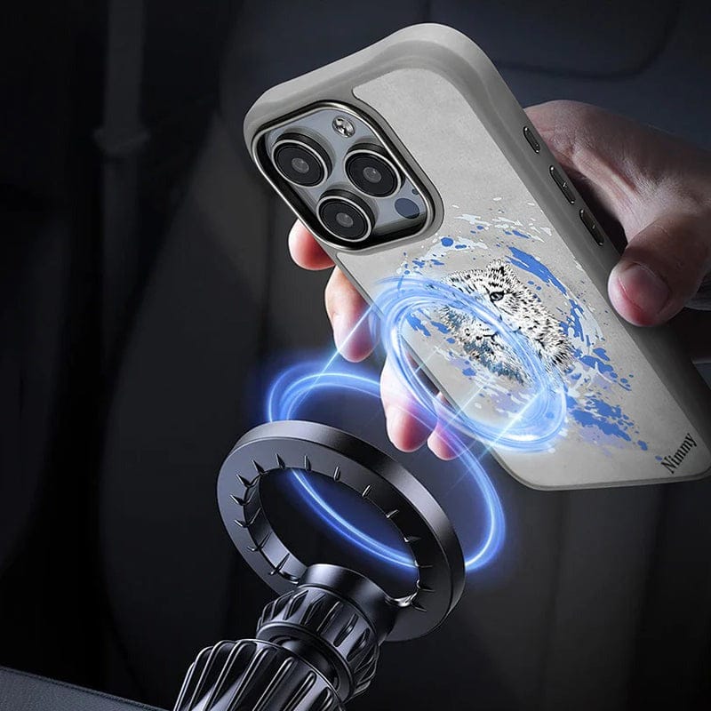 FRATO iPhone 16 Series iPhone 16 Series Wild Animal 3D Embroidery MagSafe Case