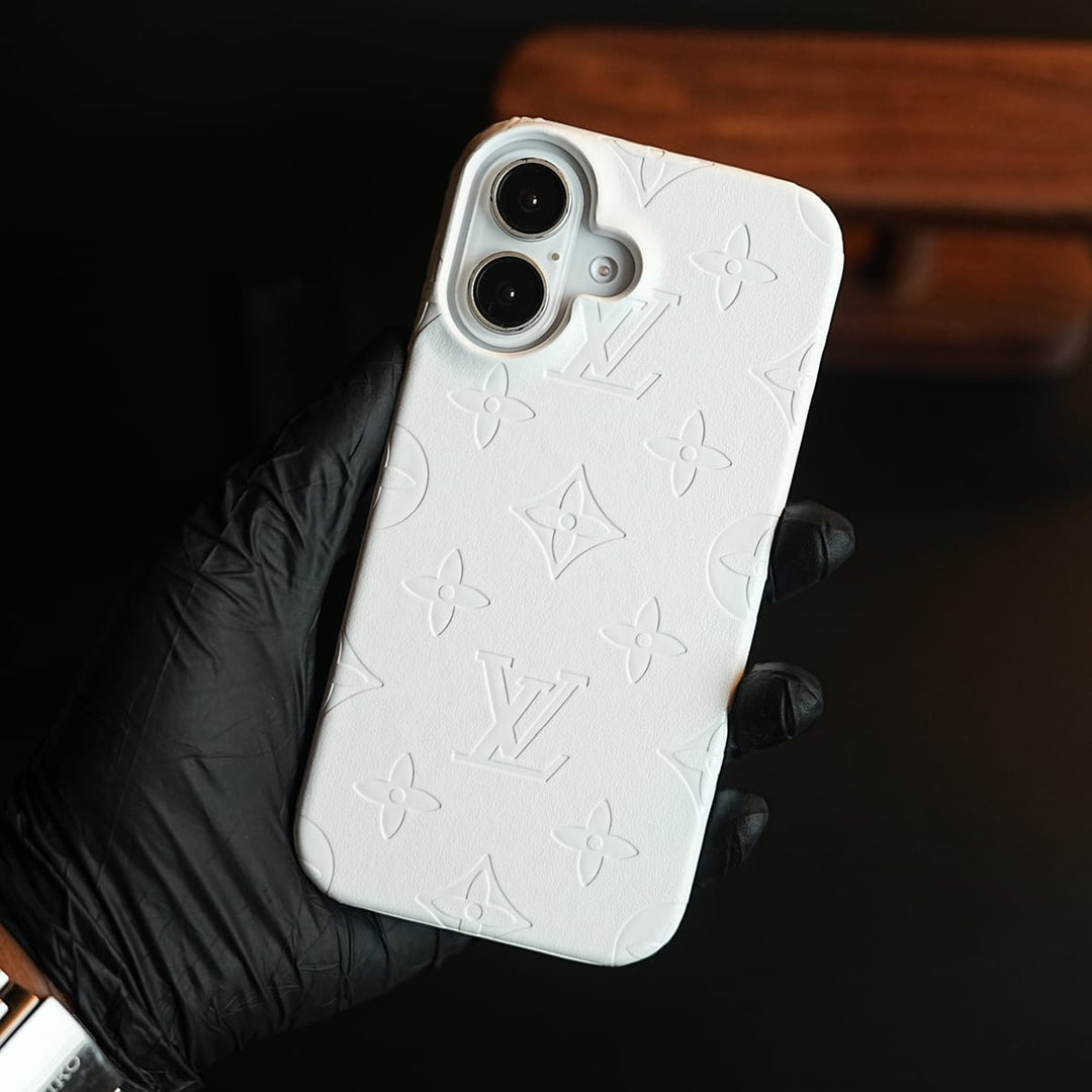 FRATO iPhone 16 Series Luxury PU Leather Case for iPhone 16 | Fashion Brand Cover