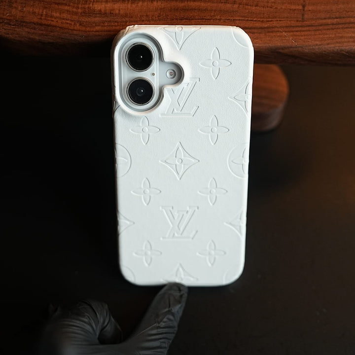 FRATO iPhone 16 Series Luxury PU Leather Case for iPhone 16 | Fashion Brand Cover