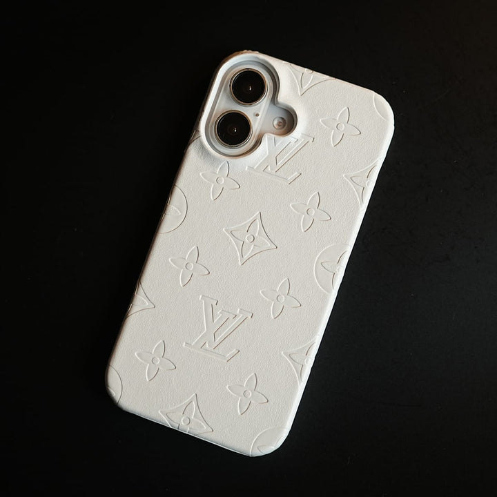 FRATO iPhone 16 Series Luxury PU Leather Case for iPhone 16 | Fashion Brand Cover