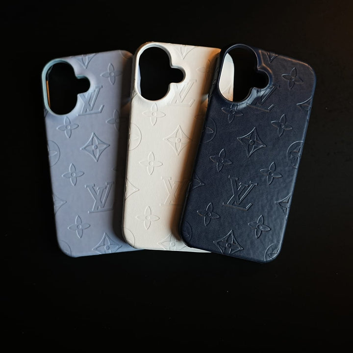 FRATO iPhone 16 Series Luxury PU Leather Case for iPhone 16 | Fashion Brand Cover
