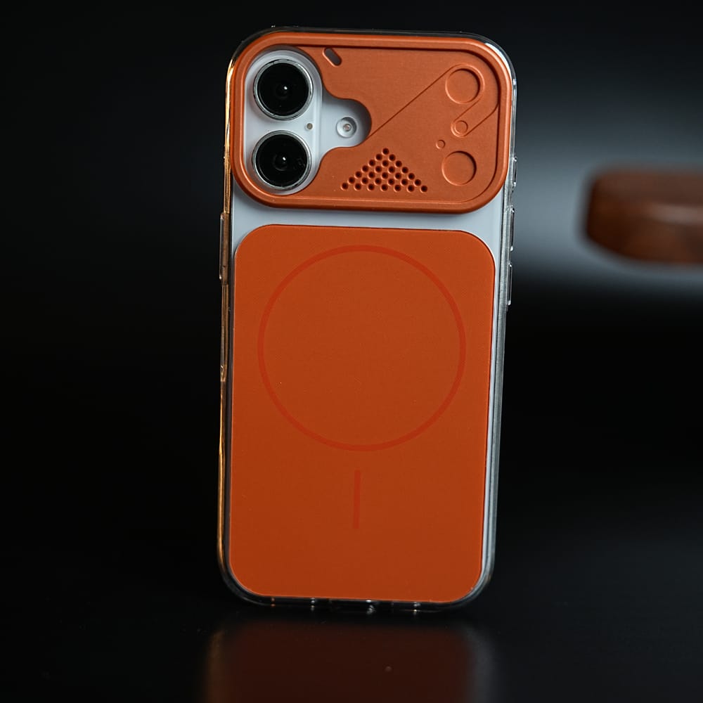 FRATO iPhone 17 Series 17 / Orange CrystalMag Pro Magnetic Case for iPhone