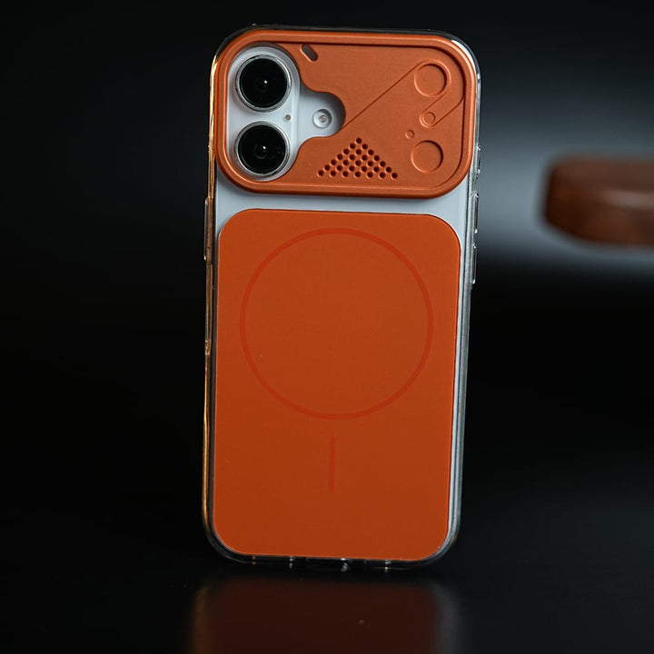 FRATO iPhone 17 Series 17 / Orange CrystalMag Pro Magnetic Case for iPhone