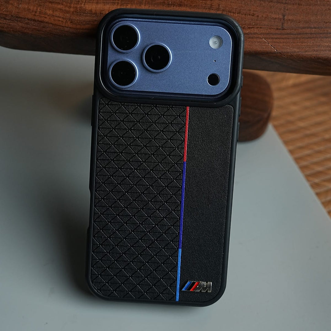 FRATO iPhone 17 Series 17 Pro / Black Performance Sports Car Logo dual Shade Design Case for iPhone 17 Series