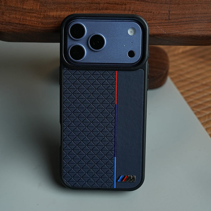 FRATO iPhone 17 Series 17 Pro / Blue Performance Sports Car Logo dual Shade Design Case for iPhone 17 Series