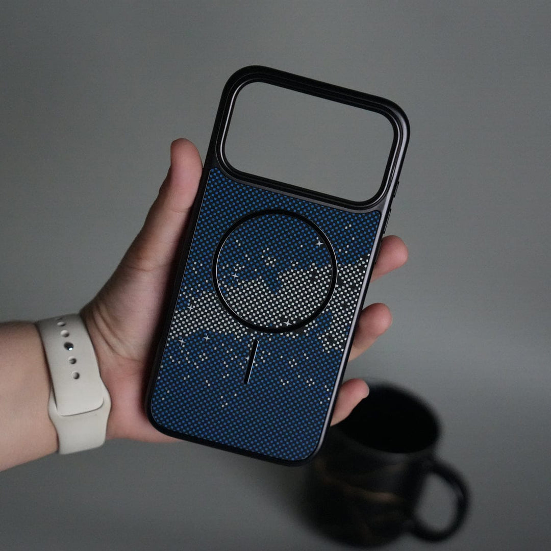 FRATO iPhone 17 Series 17 Pro / Blue Star iPhone 17 Series Carbon Design Mag Ring Case Slim Protective Cover