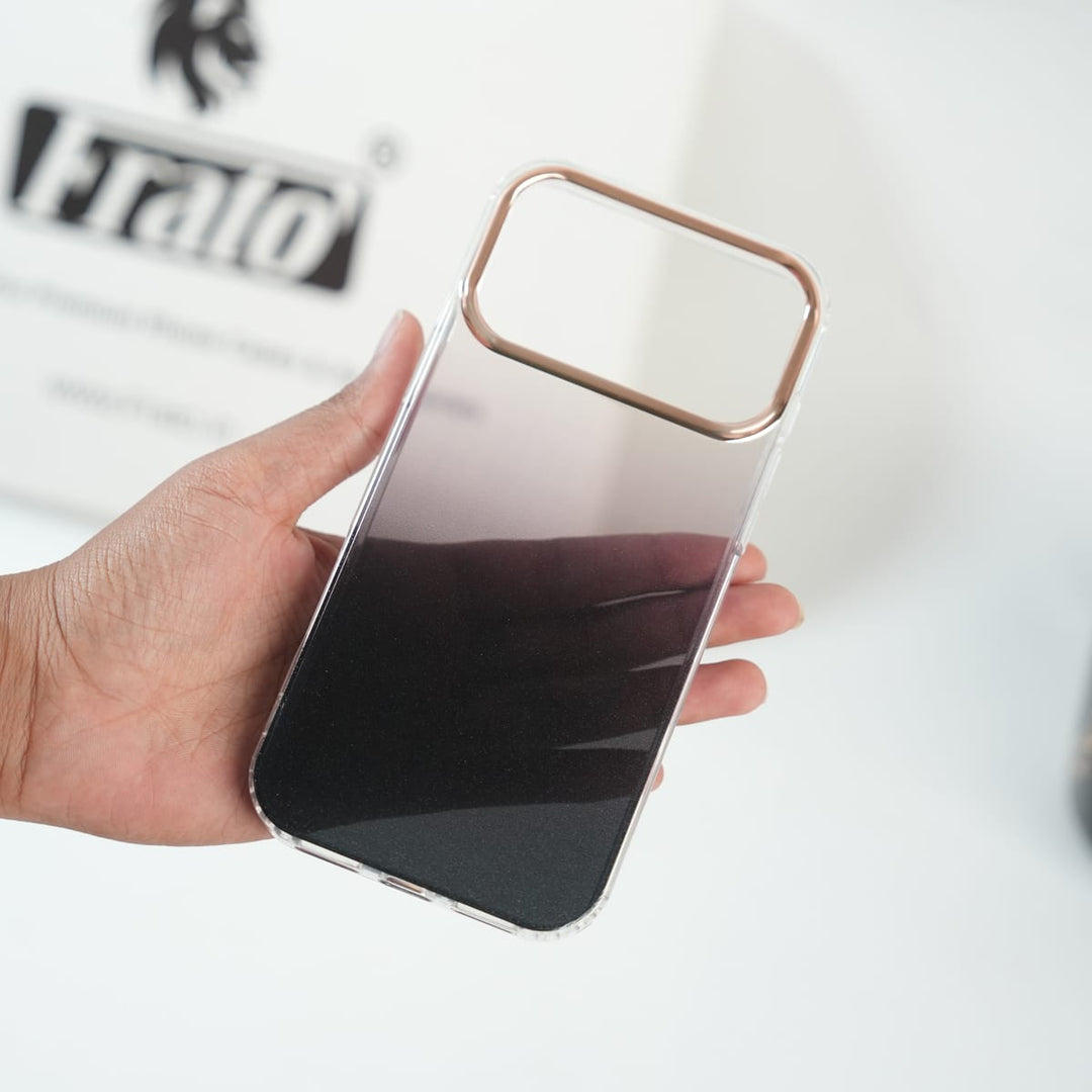 FRATO iPhone 17 Series 17 Pro iPhone 17 Series Dual Shade Aluminum Frame Case | Metal Camera Guard Protective Cover
