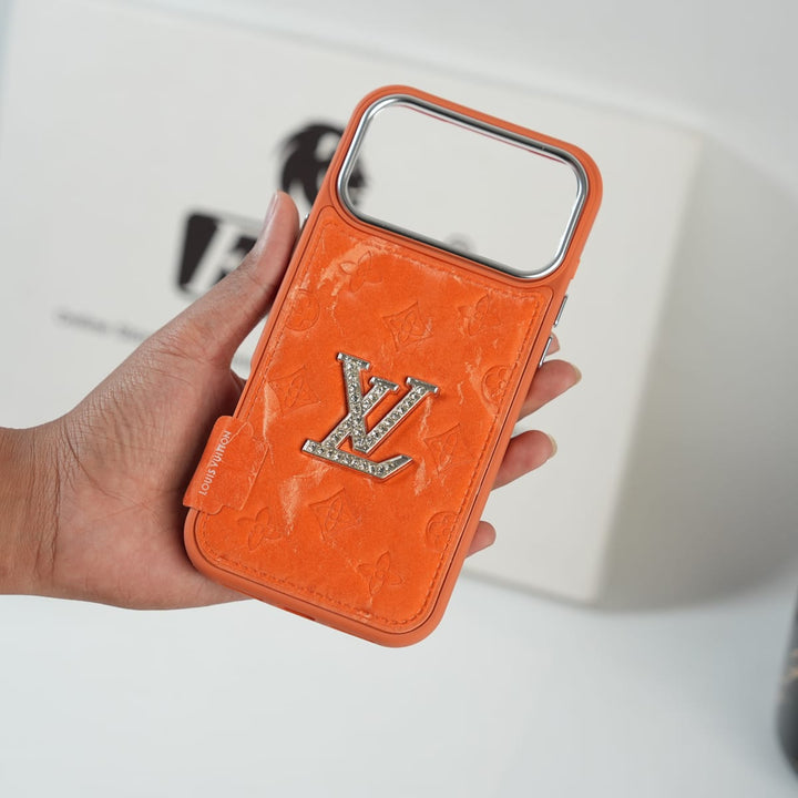 FRATO iPhone 17 Series 17 Pro iPhone 17 Series Luxury Velvet Feel Monogram Case | Premium Designer Protective Cover