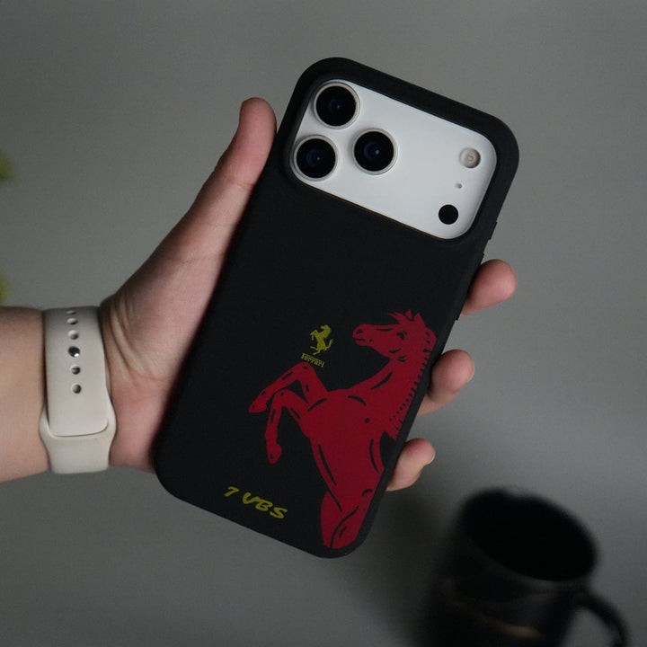 FRATO iPhone 17 Series 17 Pro Max / Black iPhone 17 Series FR V8 Series Design Silicone Protective Case Cover