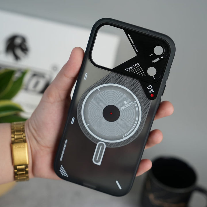 FRATO iPhone 17 Series 17 Pro Max / Black iPhone 17 Series Modern Cyber Protective Cover