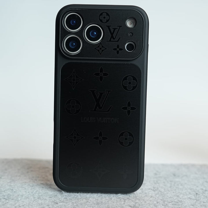 FRATO iPhone 17 Series 17 Pro Max / Black iPhone 17 Series Premium Monogram Protective Case with Raised Camera Bezel &amp; Slim Fit