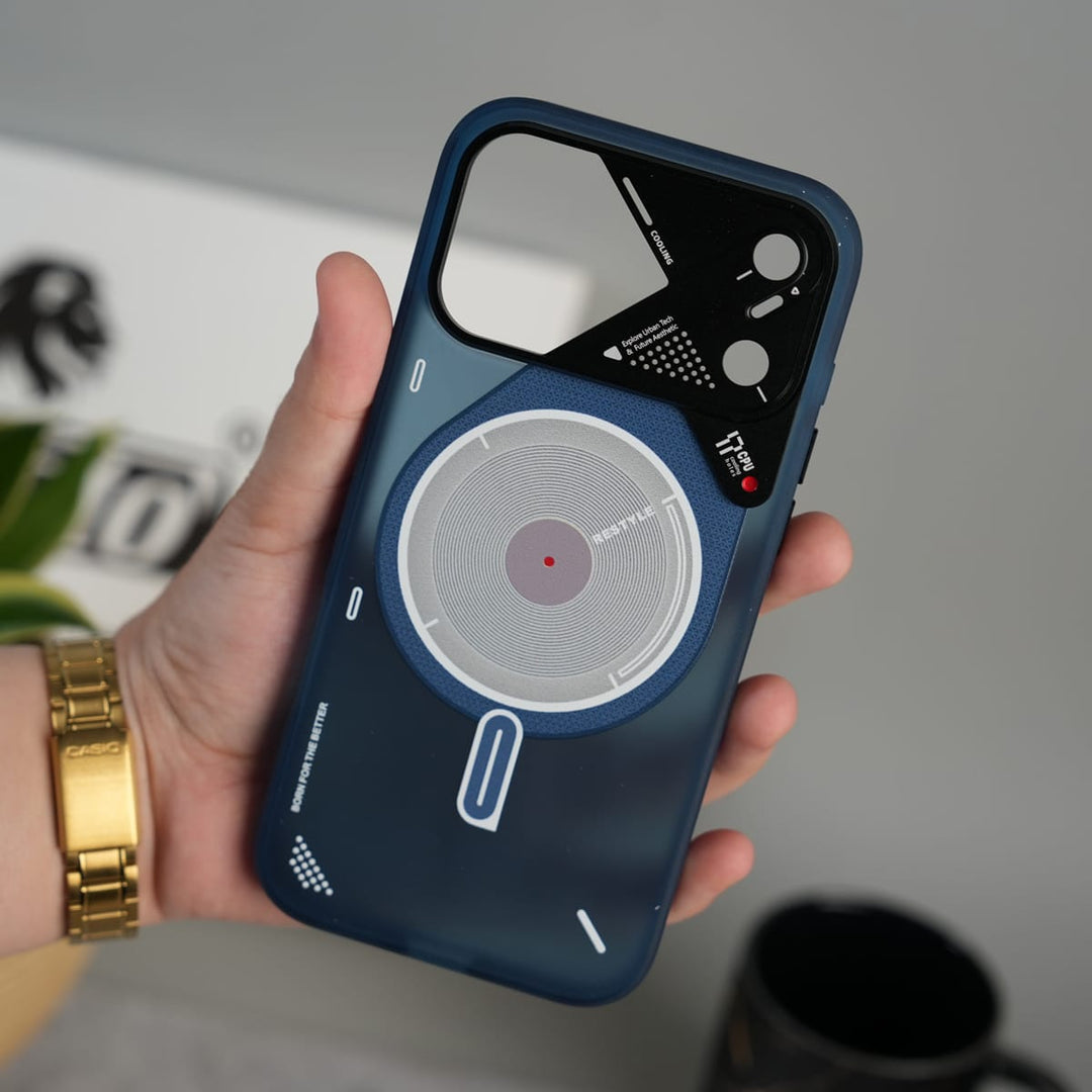 FRATO iPhone 17 Series 17 Pro Max / Blue iPhone 17 Series Modern Cyber Protective Cover