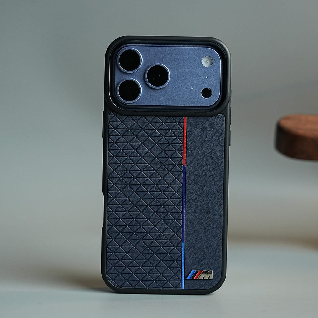 FRATO iPhone 17 Series 17 Pro Max / Blue Performance Sports Car Logo dual Shade Design Case for iPhone 17 Series