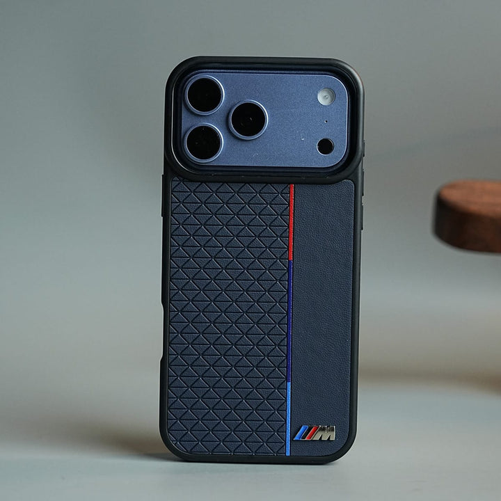 FRATO iPhone 17 Series 17 Pro Max / Blue Performance Sports Car Logo dual Shade Design Case for iPhone 17 Series